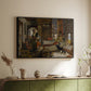 The Harem, 1876 - Floater Framed Canvas Print