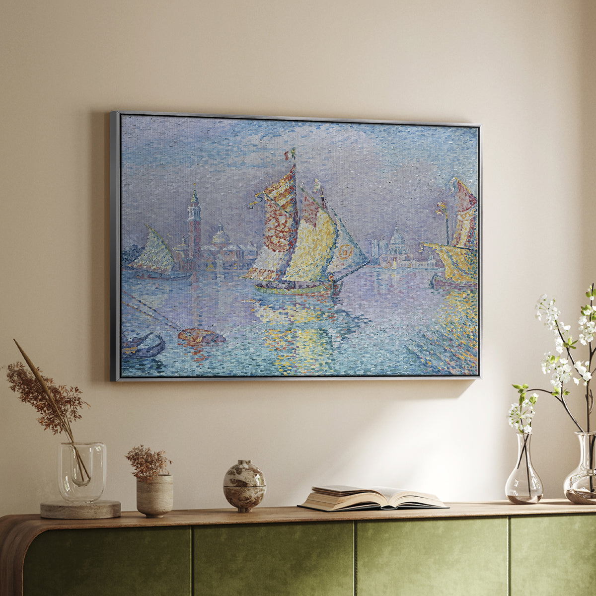 Venice, the Yellow Sail, 1904 - Floater Framed Canvas Print