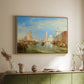 Venice: The Dogana and San Giorgio Maggiore, 1834 - Floater Framed Canvas Print