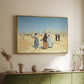 View from the Desert of Cairo with Citadel and Mamluk Tombs in the Background, c. 1889-1890 - Floater Framed Canvas Print