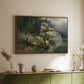 Eagles and Dying Stag on a Lakeshore, 1836 - Floater Framed Canvas Print