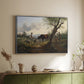 Shepherd with Billy Goat, c. 1830 - Floater Framed Canvas Print