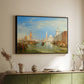 Venice: The Dogana and San Giorgio Maggiore, 1834 - Floater Framed Canvas Print