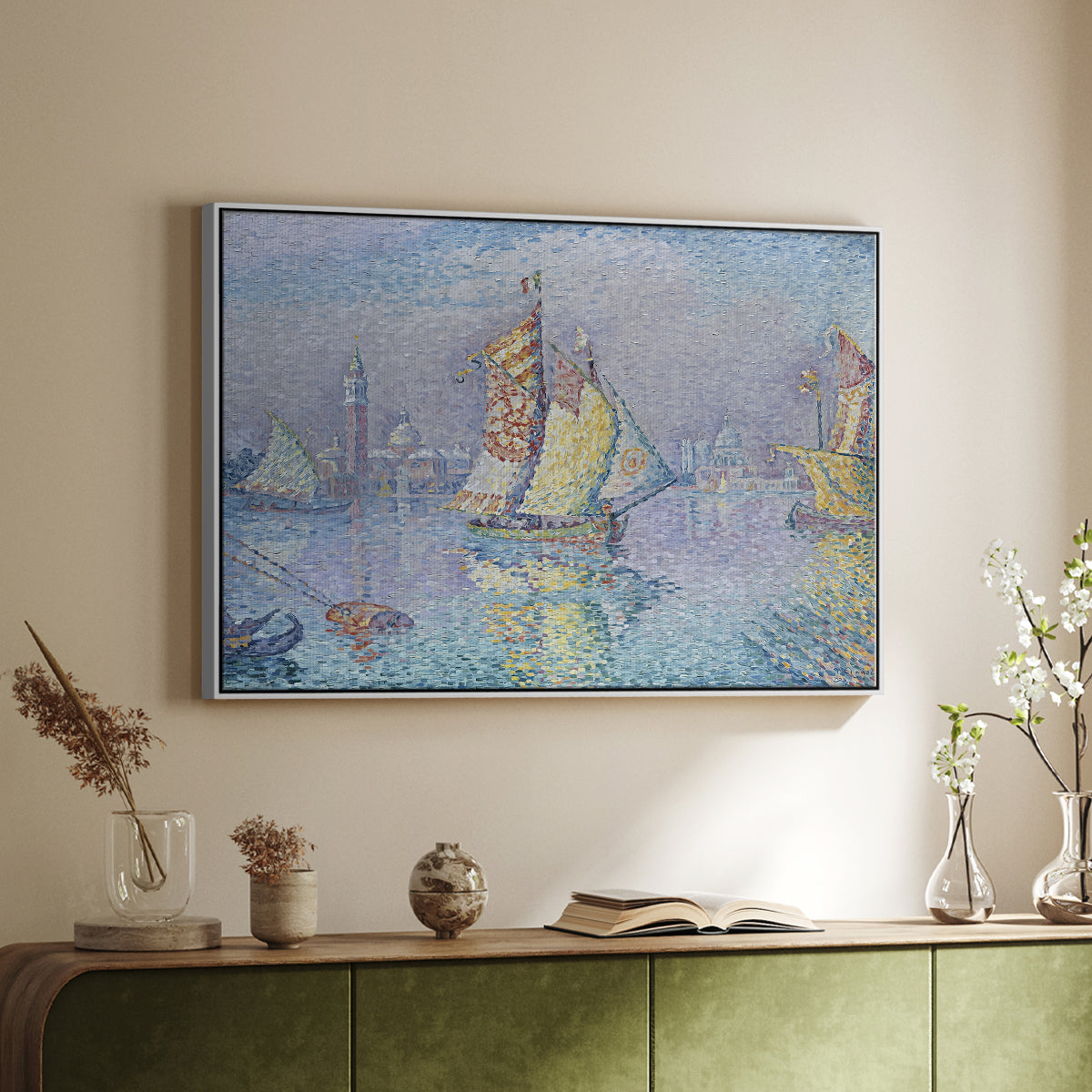 Venice, the Yellow Sail, 1904 - Floater Framed Canvas Print