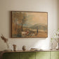 Lulworth Castle, Dorset, c. 1820 - Floater Framed Canvas Print