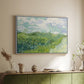 Green Wheat Field, Auvers, 1890 - Floater Framed Canvas Print