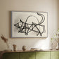 Study of a Cat (Étude de chat), 1946 - Floater Framed Canvas Print