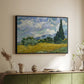Wheat Field with Cypresses, 1889 - Floater Framed Canvas Print