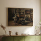 The Studio of Ferdinand De Braekeleer I, Father of the Painter, c. 1873-1885 - Floater Framed Canvas Print