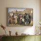 A Charlatan Selling Blacking in the Piazza Barberini in Rome, c. 1840-1849 - Floater Framed Canvas Print