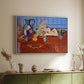 Still Life with a Pewter Jug and Pink Statuette, 1910 - Floater Framed Canvas Print