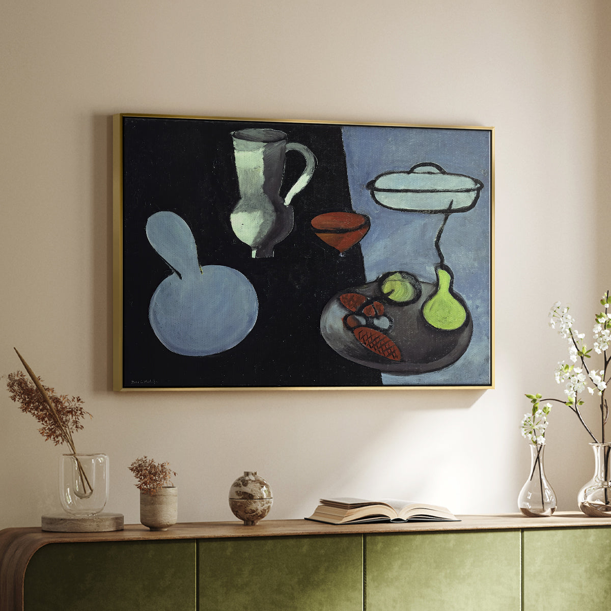 The Gourds (Les coloquintes), 1916 - Floater Framed Canvas Print