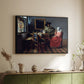 The Glass of Wine, c. 1660 - Floater Framed Canvas Print