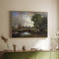 Dedham Lock and Mill, c. 1820 - Floater Framed Canvas Print