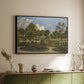 The Painter's Garden at Saint-Privé, 1886 - Floater Framed Canvas Print