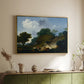 Landscape with Shepherds and Flock of Sheep, c. 1763-1765 - Floater Framed Canvas Print