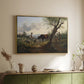 Shepherd with Billy Goat, c. 1830 - Floater Framed Canvas Print