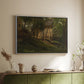 German Farm, 1859 - Floater Framed Canvas Print