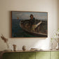 Fishermen from Rügen, 1882 - Floater Framed Canvas Print