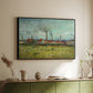 Factories at Clichy, 1887 - Floater Framed Canvas Print