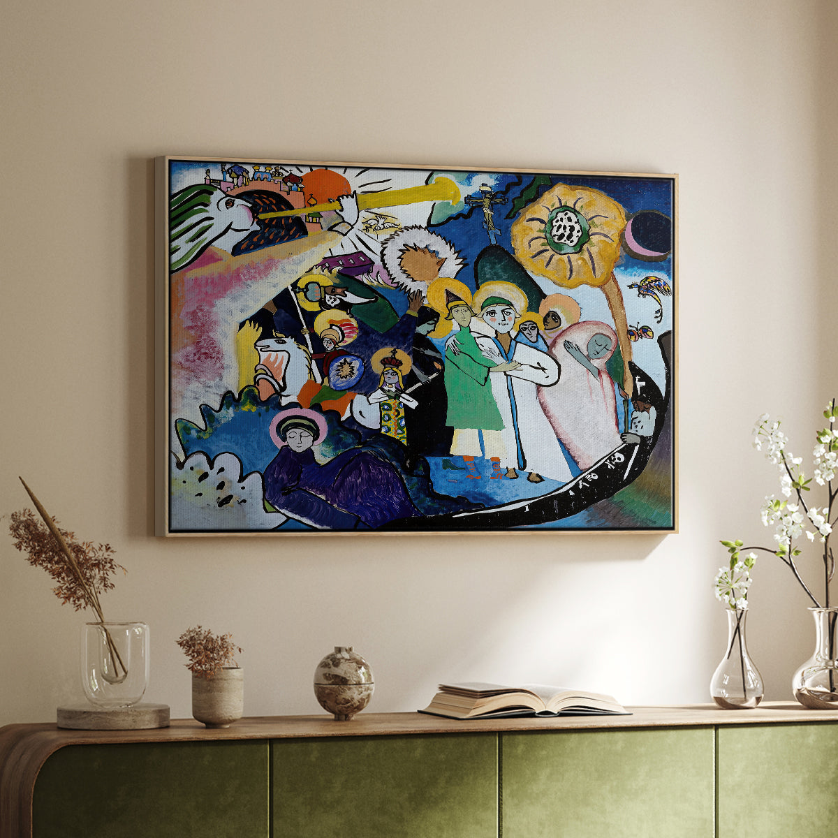 All Saints Day I, 1911 - Floater Framed Canvas Print