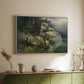 Eagles and Dying Stag on a Lakeshore, 1836 - Floater Framed Canvas Print