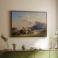 Shepherds and Cattle on Lake Attersee, 1852 - Floater Framed Canvas Print
