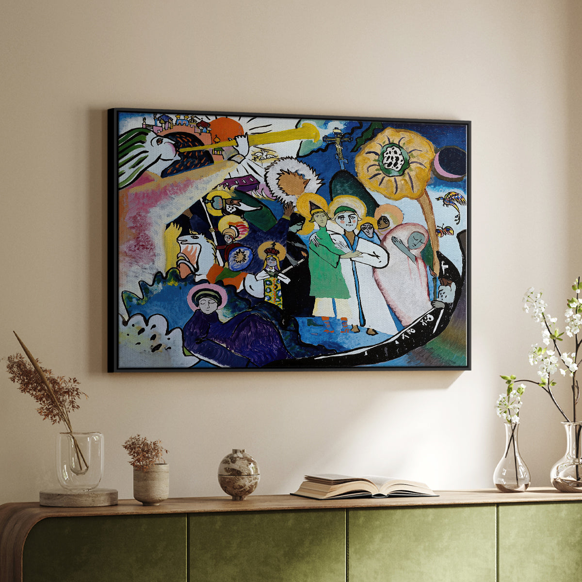 All Saints Day I, 1911 - Floater Framed Canvas Print