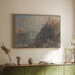 Rheinfels Looking to Katz and Gourhausen, 1817 - Floater Framed Canvas Print