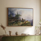 An Alpine Farm on the Untersberg, 1835 - Floater Framed Canvas Print