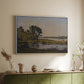 Landscape with a River, 1892 - Floater Framed Canvas Print