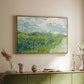 Green Wheat Field, Auvers, 1890 - Floater Framed Canvas Print