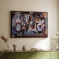 Women of Algiers (Version O), 1955 - Floater Framed Canvas Print