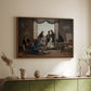 A Group of Danish Artists in Rome, 1837 - Floater Framed Canvas Print