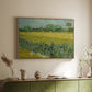 Field with Irises near Arles, 1888 - Floater Framed Canvas Print