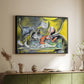 Still Life with Cat and Lobster, 1962 - Floater Framed Canvas Print