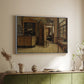 The Old Inn 'Het Loodshuis' in Antwerp, 1877 - Floater Framed Canvas Print