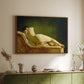 Reclining Nude (Liggende model), 1833 - Floater Framed Canvas Print