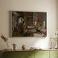 The Harem, 1876 - Floater Framed Canvas Print