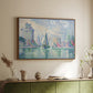 The Green Towers (Les tours vertes, la Rochelle), 1913 - Floater Framed Canvas Print