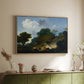Landscape with Shepherds and Flock of Sheep, c. 1763-1765 - Floater Framed Canvas Print