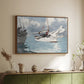 Fishing Boats, Key West, 1903 - Floater Framed Canvas Print