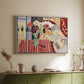 Woman with Anemones (Femme et anémones), c. 1920-1921 - Floater Framed Canvas Print