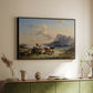 Shepherds and Cattle on Lake Attersee, 1852 - Floater Framed Canvas Print