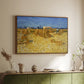 Wheat Field with Sheaves (Harvest in Provence), 1888 - Floater Framed Canvas Print