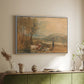Lulworth Castle, Dorset, c. 1820 - Floater Framed Canvas Print