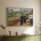 L. A. Ring Painting near Aasum Smithy, 1893 - Floater Framed Canvas Print