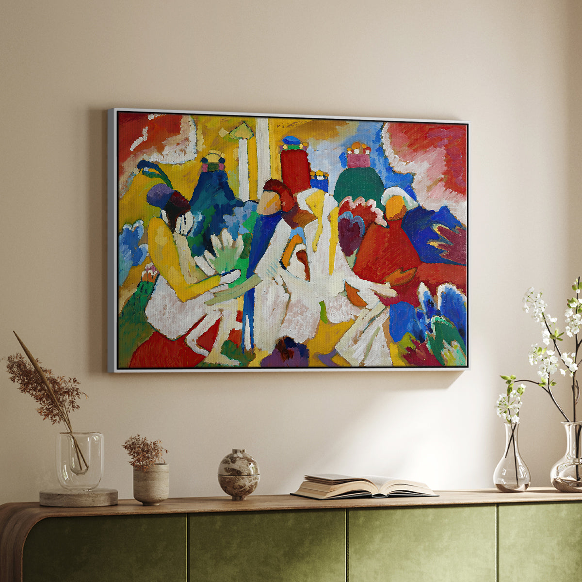 Oriental, 1909 - Floater Framed Canvas Print