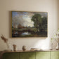Dedham Lock and Mill, c. 1820 - Floater Framed Canvas Print