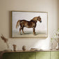 A Cart-Horse - Floater Framed Canvas Print
